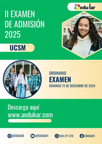 II Examen General UCSM 2025