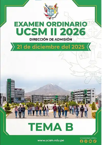 II Examen General UCSM 2026