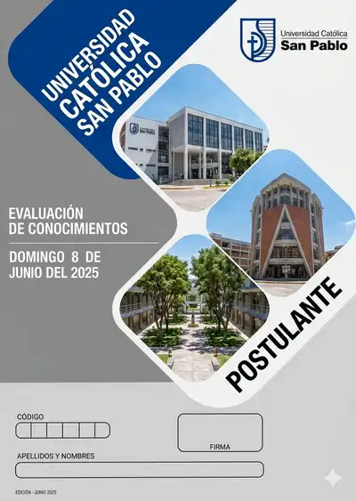 Primer Examen General UCSP 2026